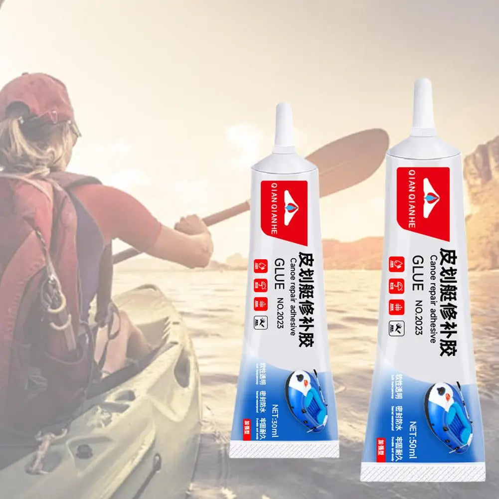 30/50ML PVC Adhesive Inflatable Boat Repair Glue SUP Repair Glue Tubes Inflatable Boat Paddle Board Kayak Tube Repair Glue Qme