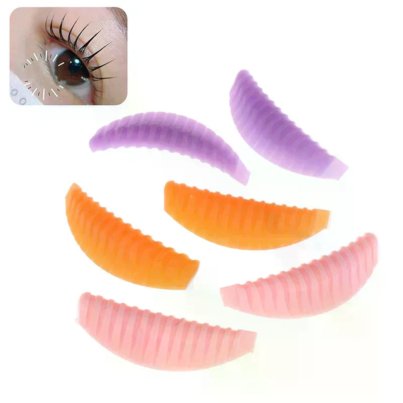 4Pairs Reusable Eyelash Lifting Pad Silicone Lamination Vertical Qme
