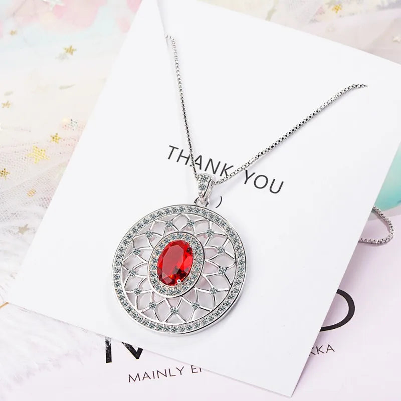 Anime SCP 963 Alloy Pendant Cosplay Jack Bright Horcrux Amulet Necklace Unisex Fashion Red Gem Jewelry Accessory Prop Xmas Gift Qme