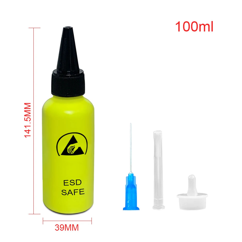 Alcohol Bottle Dispensing Rosin Washing Plate Water Anti-static Qme 100ml-yellow