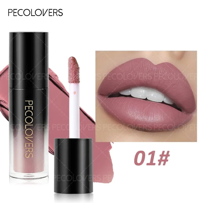 Black Tube Matte Lip Gloss Multi-color Selection Plump Lipstick Qme 01