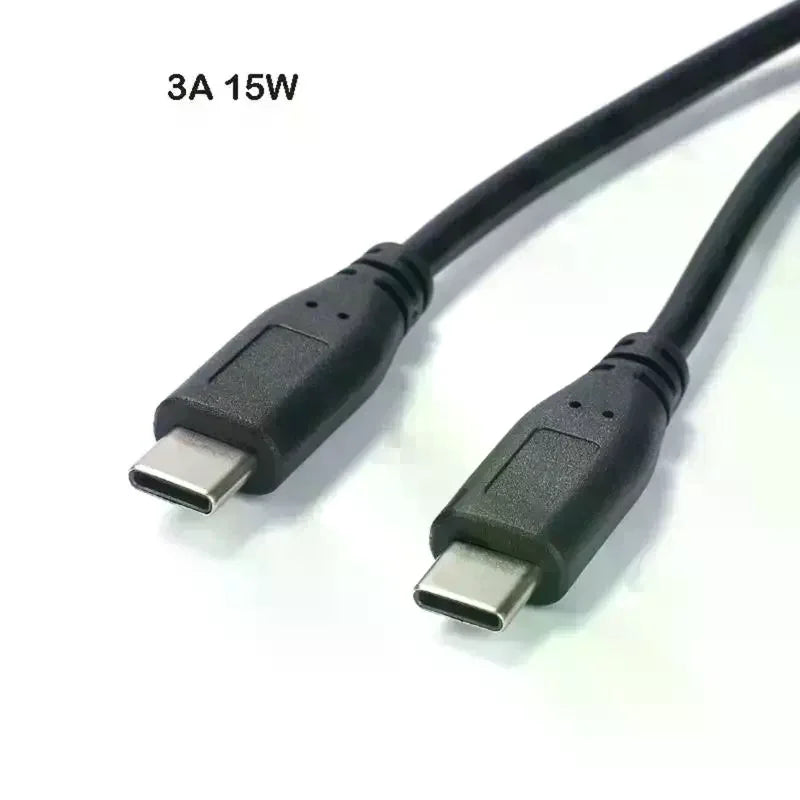 USB C Cable Splitter 1 2 Extension Wire Phone Tablet 15W 3A Power Qme