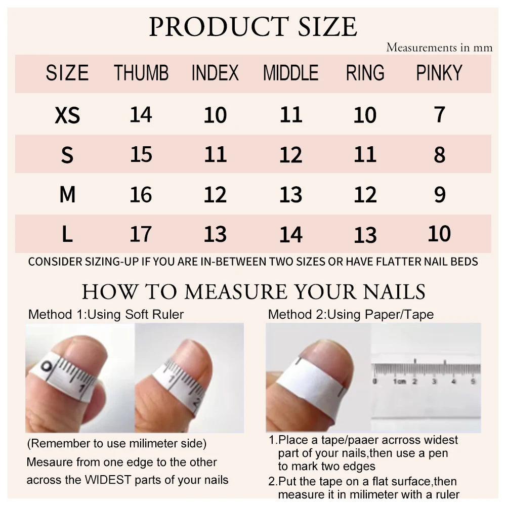 Bag Pink Sweet French Oval Handmade Press Nails Grid Polka Dot Qme