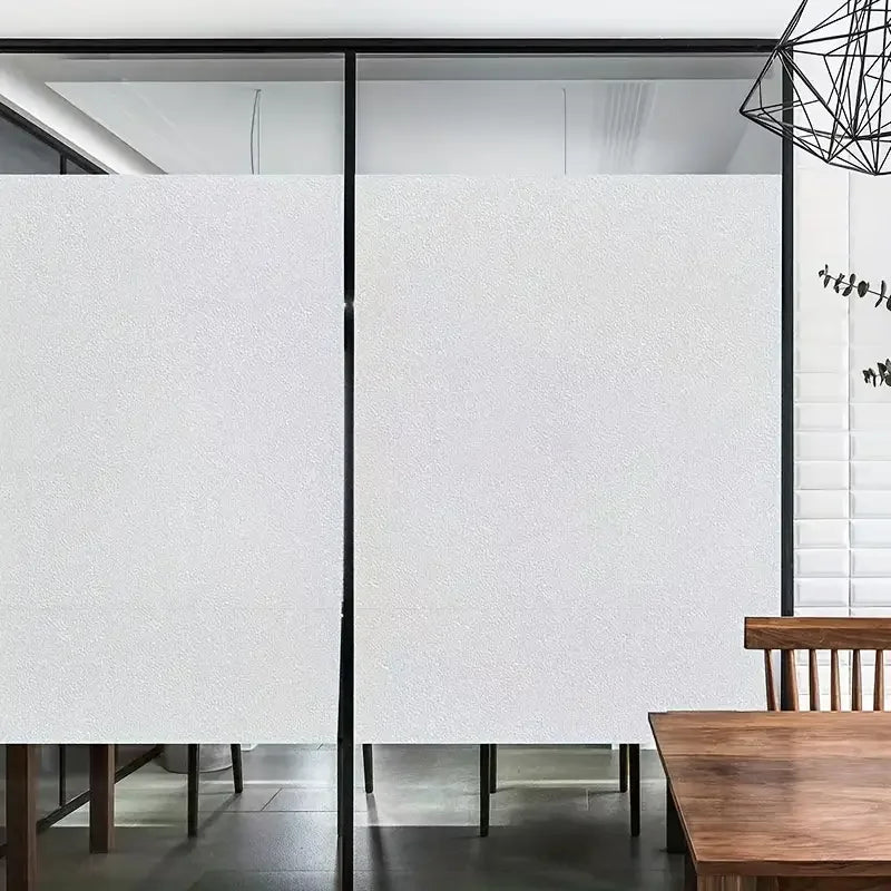 1 roll of waterproof and anti fouling decorative film electrostatic adsorption frosted glass privacy film PVC sticker Qme