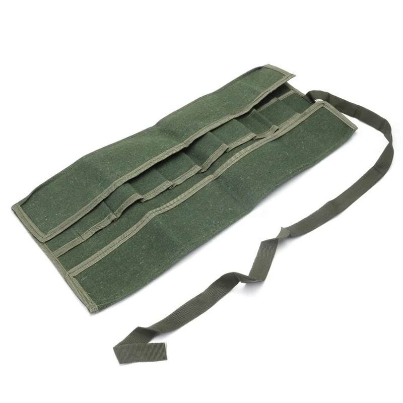 A02F-3Pcs 600X430mm Japanese Bonsai Tools Storage Package Roll Bag Canvas Tool Set Case Qme