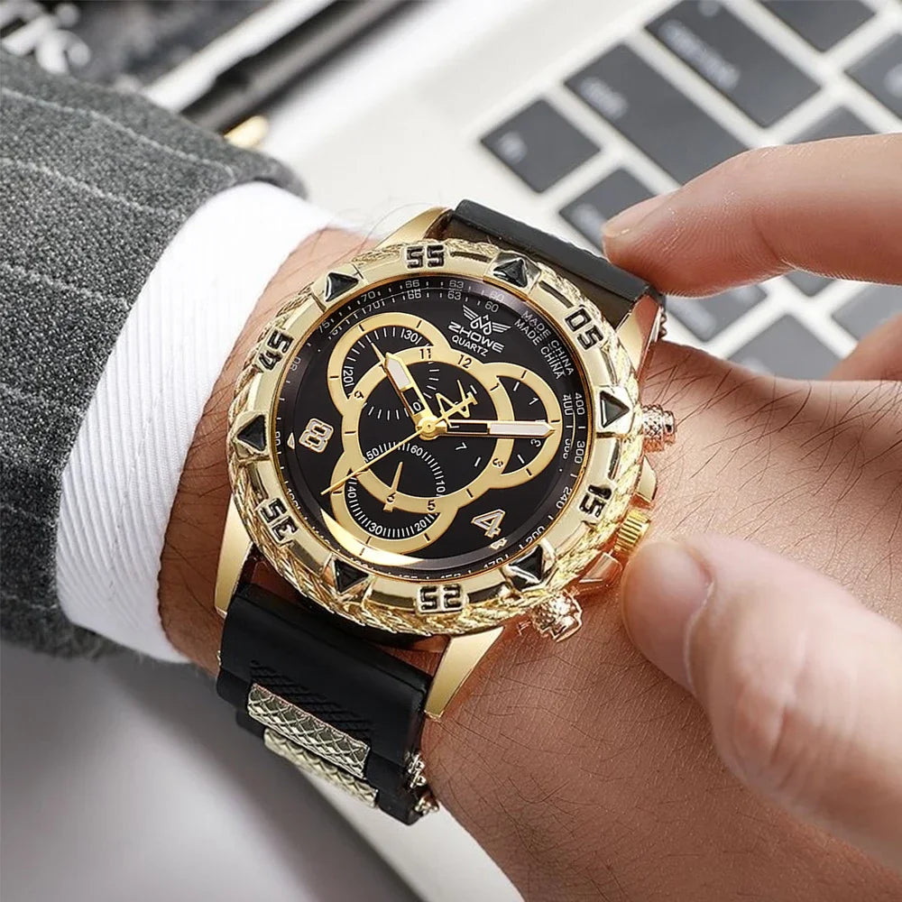 1PC Surprise Mystery Watch Blind Box-Men’s Watch Fashion Silicone Band Analog Quartz Wrist Watch Man Sports Watches Reloj Hombre Qme