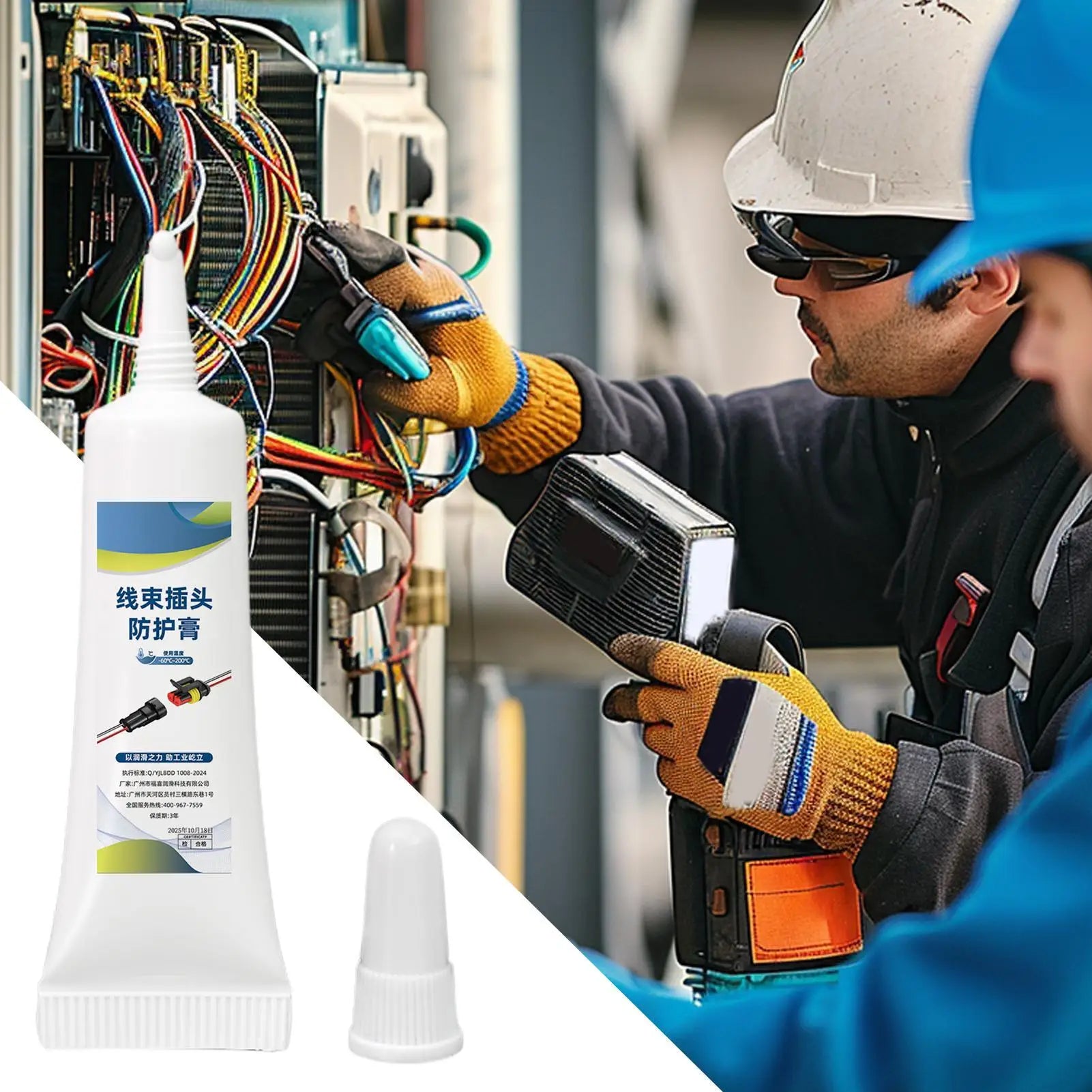 Battery Terminal Grease 5g Dielectric Conductive Paste Terminal Lubricating Paste for Automotive Marine Trailer Truck Household Qme