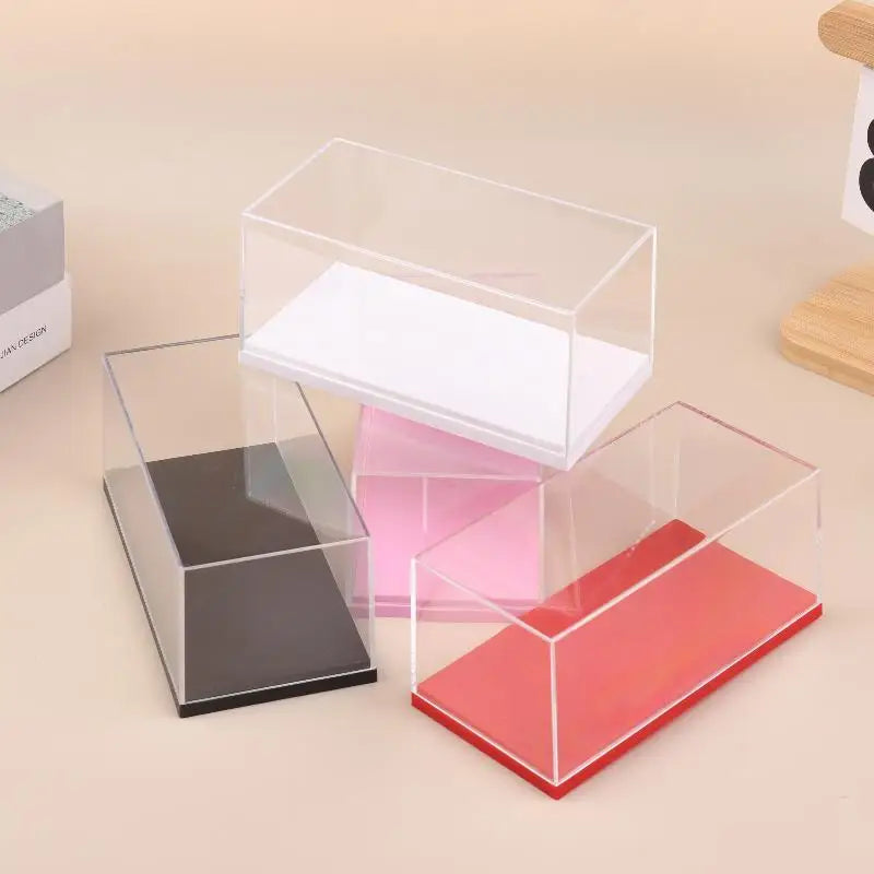 DIY Dustproof Display Rack Toy Transparent Acrylic Storage Box Qme