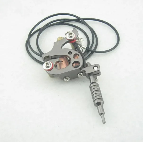 Men Charm Tattoo Machine Stainless Steel Jewelry Necklaces With Pendant Male Women Punk Hip Hop Accessories Gifts Wholesale Qme MTM20-BK