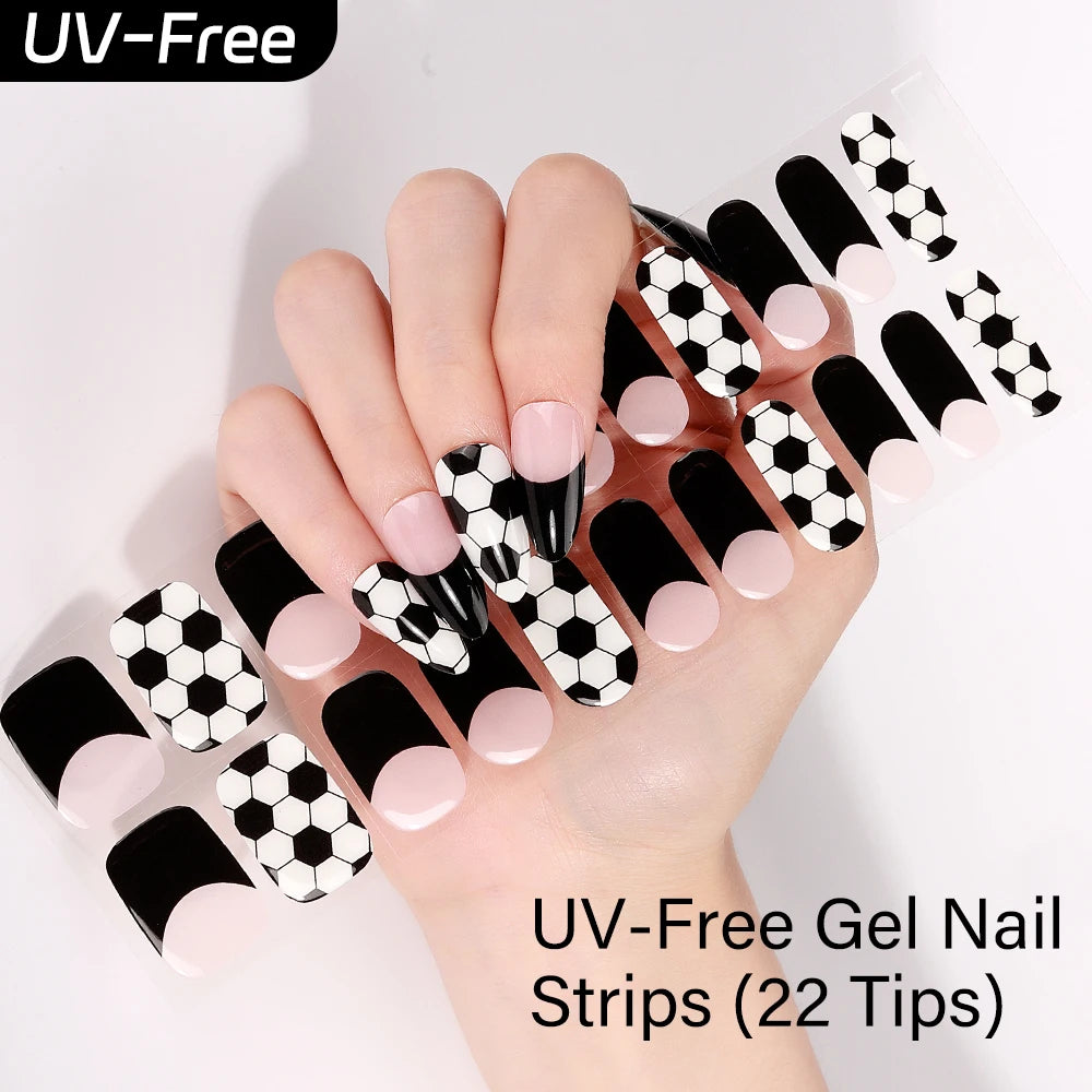 22Tips Full Cover Nail Stickers Valentine's Day Love Polish Sticker Qme BSA-0419