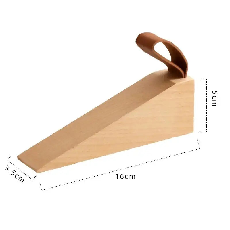 Anti-collision Creative Gate Decor Beech Black Walnut Solid Wood Door Qme L1