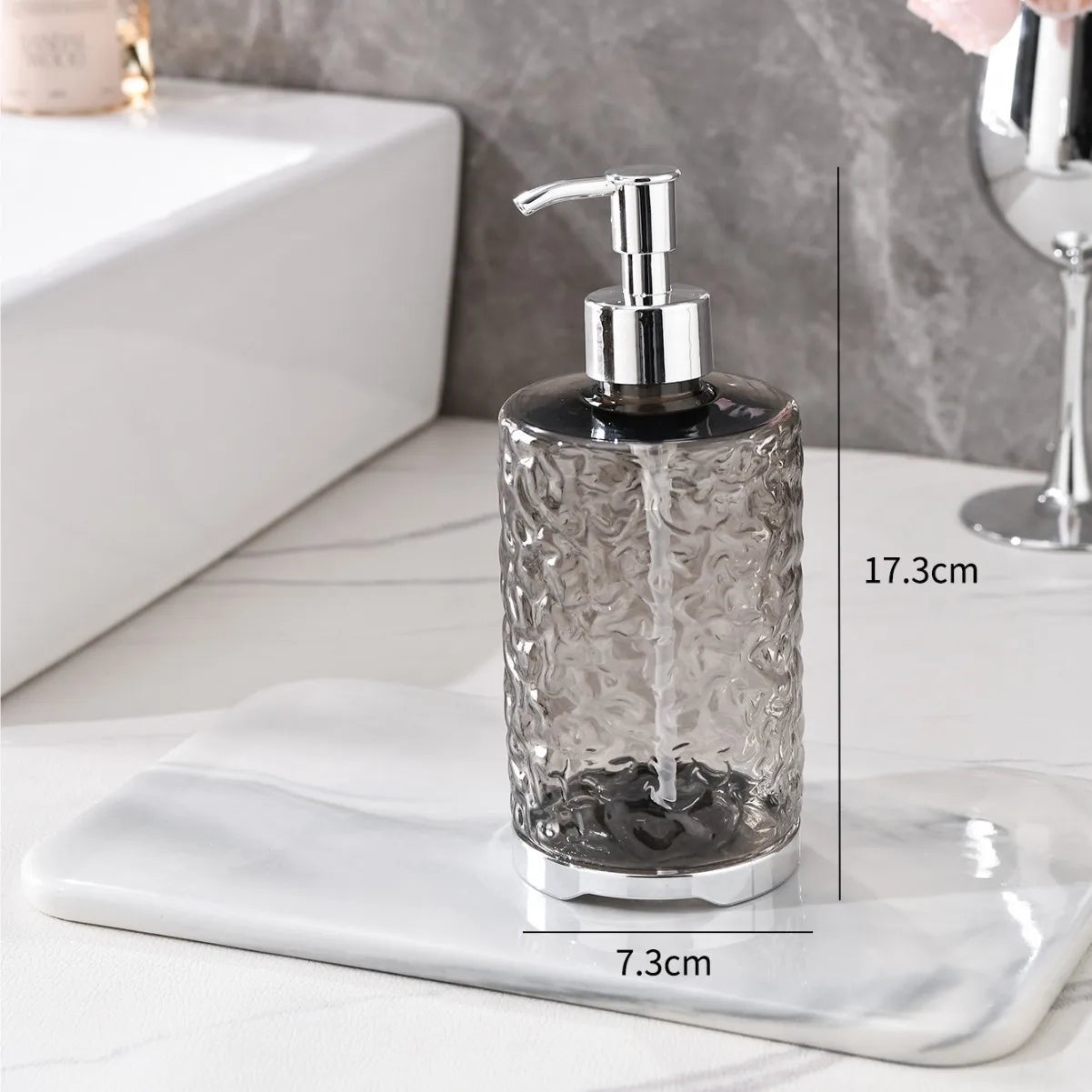 2-Piece Press-type Travel Dispenser Bottle Foaming Bathroom Shampoo