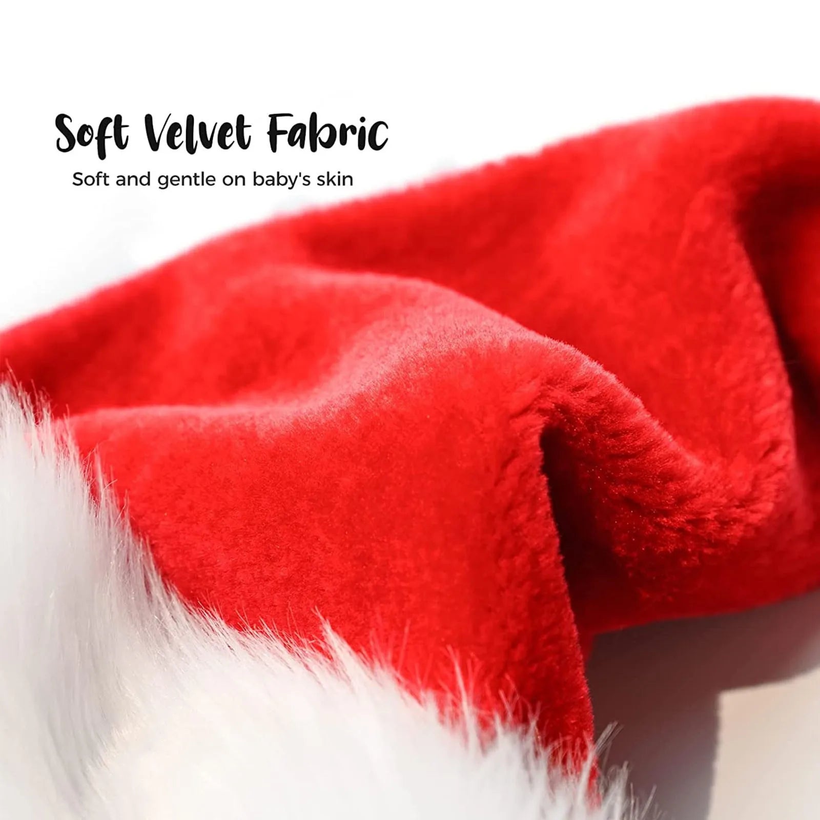 Baby Toddler First Christmas Santa Hat New Year Christmas Party Clothing Accessories Dress-Up Photograph Decoration Prop Qme