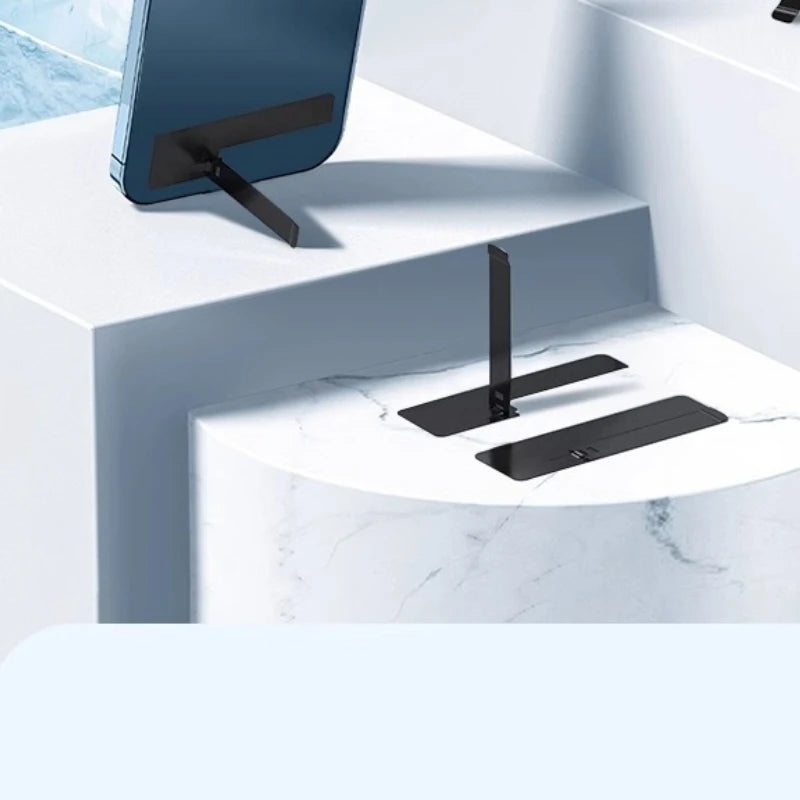 Portable Mobile Phone Desktop Holder Invisible Back Sticker Support Qme