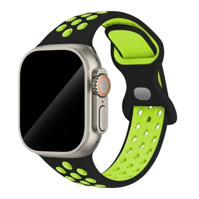 Silicone Strap Apple Watch Band Ultra 2 Sport Bracelet Iwatch Series