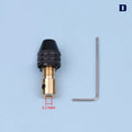 Universal Small Electronic Drill Bit Collet Mini Chuck Tool Set Fixture Clamp Micro Electric Drill Chuck 0.3-3.4mm Qme D