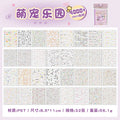 32 sheets Cute Cartoon Handbook Sticker Book Student DIY Diary Decorative Scrapbooking Journals Back School Stationery Supplies Qme B2