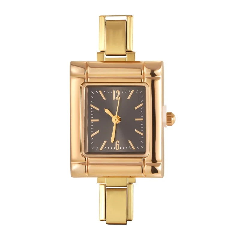 Fashion Italian Elastic Charm DIY Width Stainless Round Watch Women's