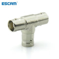 ESCAM BNC 3 Female Adapter Connector Coaxial T-Adapter Coupler T type Qme Default Title