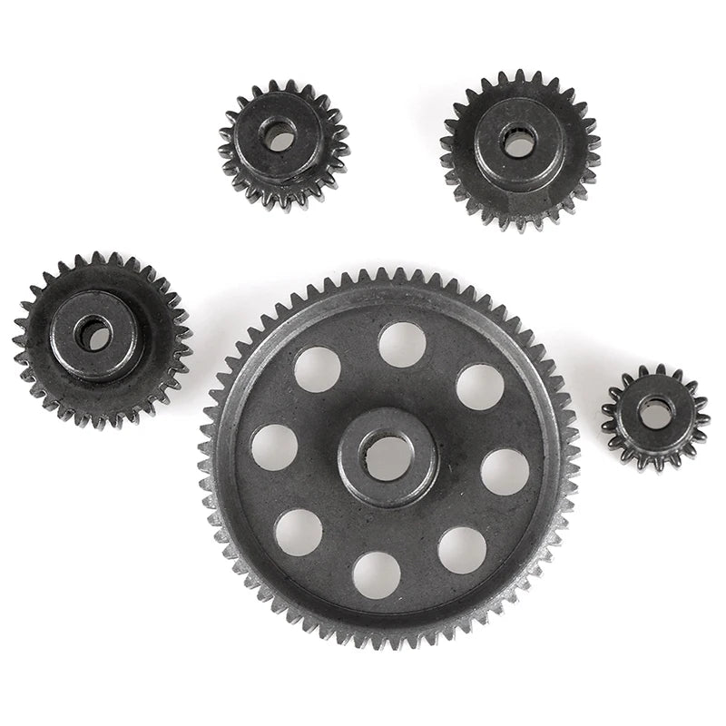 HSP Steel Metal Spur Differential Main Gear 17T/21T/26T/29T/64T Pinion Gear Qme