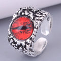 Fashion Creative Evil Dragon Eye Rings For Personality Male Punk Colors Ring Jewelry Men's Bar Night Club Accessories Gifts Qme hong resizable