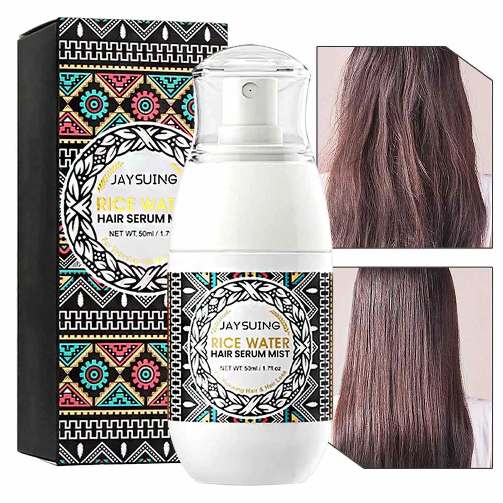 Rice Water Spray Hair Essence Dry Damaged Frizzy Care Nourishes Qme