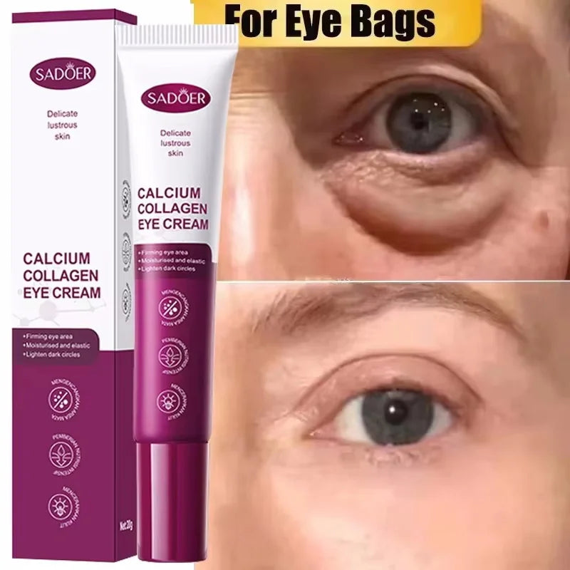 Instant Eye Bag Remove Eye Cream Anti Fat Particles Dark Circles Puffiness Fade Fine Lines Lift Brighten Korean Beauty Eye Care Qme