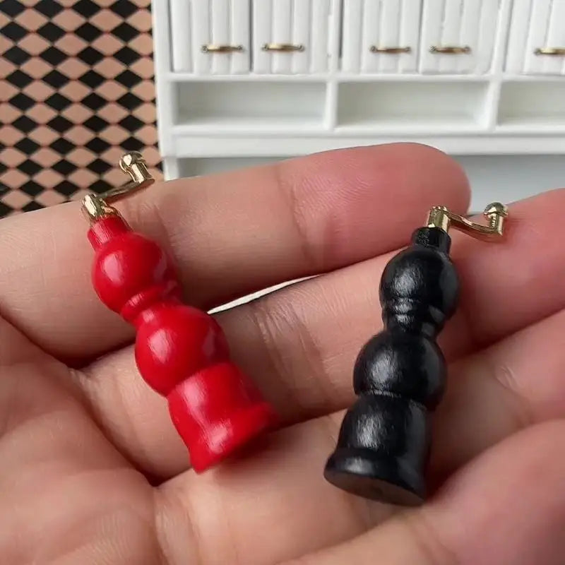 1 12 Dollhouse Miniature Accessories Mini Red Black Grinding Machine Qme