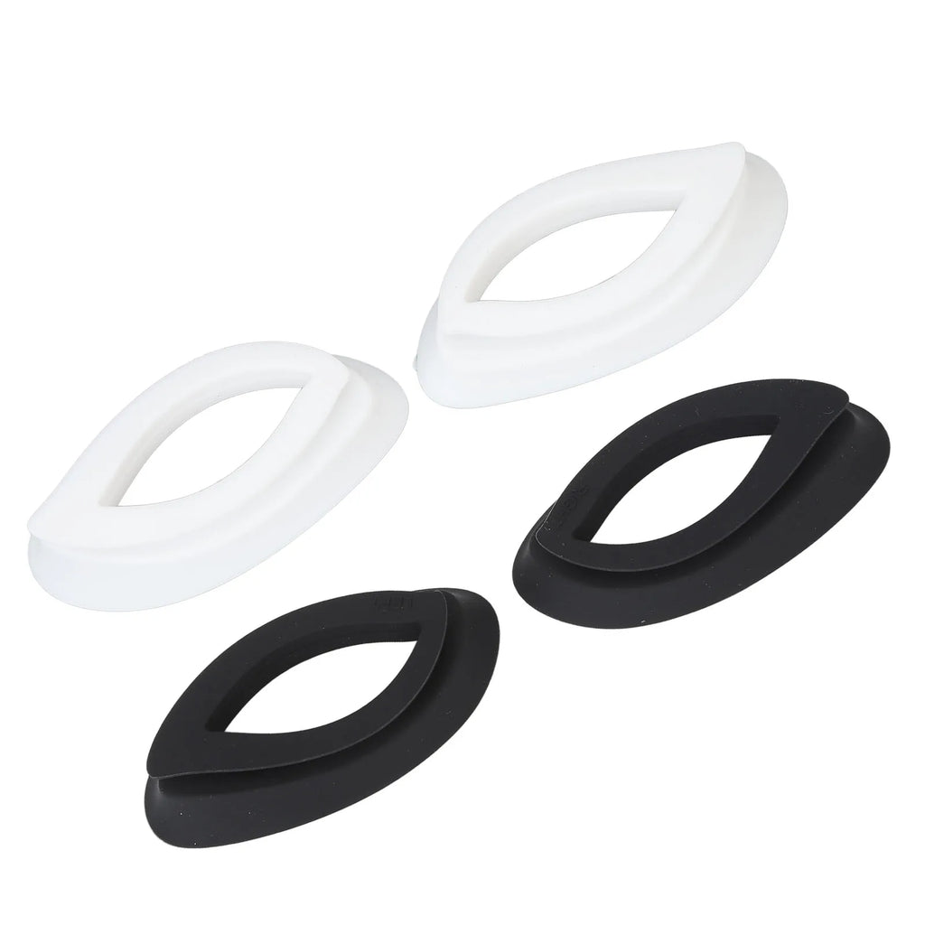 LED Facial Cover Eye Cover Silicone Professional Portable Photon Facial Cover Eye Cover 1 Pair for Beauty Salon for Women Qme
