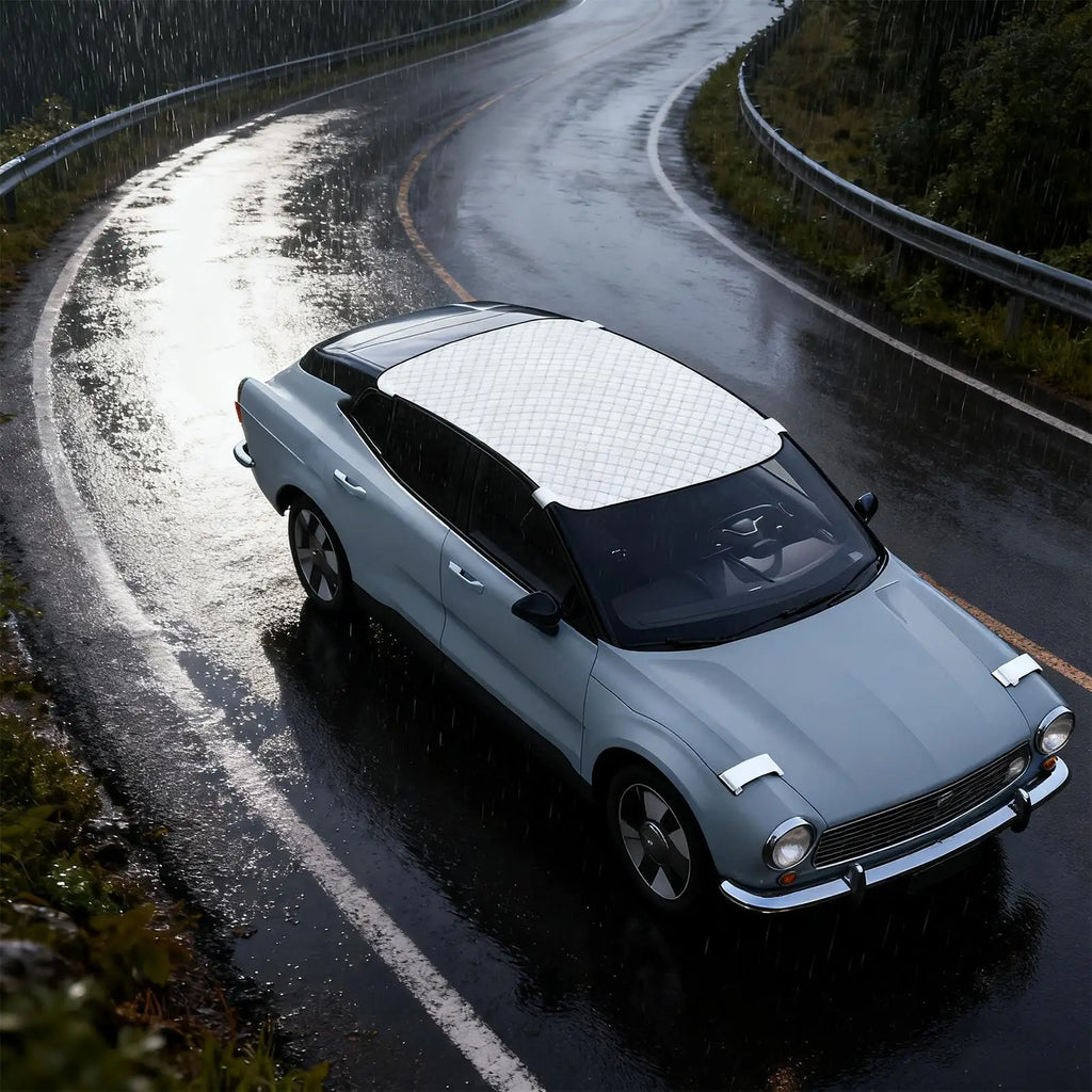 Car snow cover Waterproof Car Top Protection Accessories Overnight Sunroof Shade for Sedans SUVs Car Sleeping Camping Qme