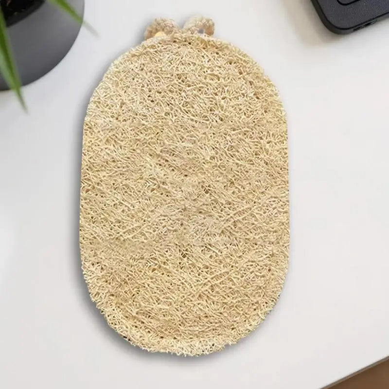 Eco-friendly Loofah Dish Sponge Natural Scrub Pad Kitchen Glass Plate Qme