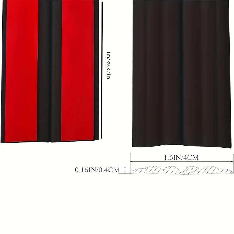 Self adhesive PVC corner protection strip, flexible plastic edge protection, suitable for indoor/outdoor wall corners, living ro Qme