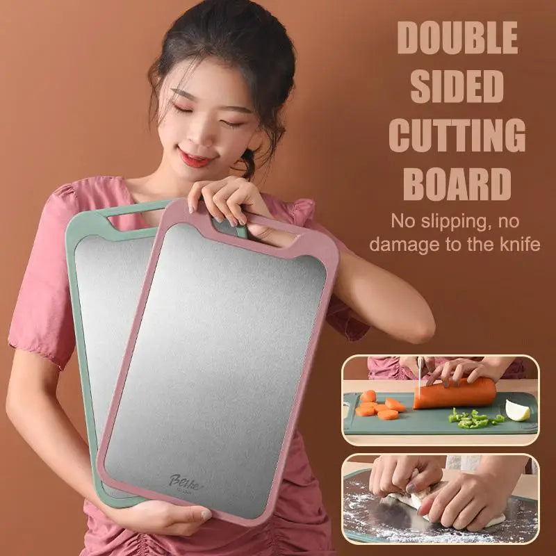Double-sided Multifunctional Cutting Board Vegetables Meat Chopping Qme