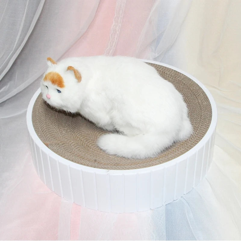 B Corrugated Cat Scratching Post with Catnip Wear-resistant Scratch-resistant Cat Bed Scratcher Sofa Protector Cats Furniture Qme