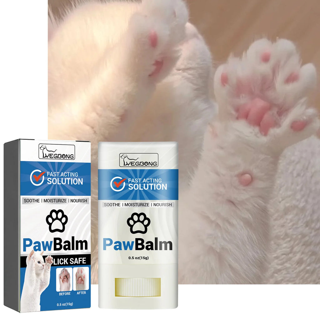Cat Claw Moisturizing Stick Anti Cracking Protect Cat Paw Pads Prevent Dry Itchy Claw Pet Noses Paws Butter Soother Cat Paw Balm Qme