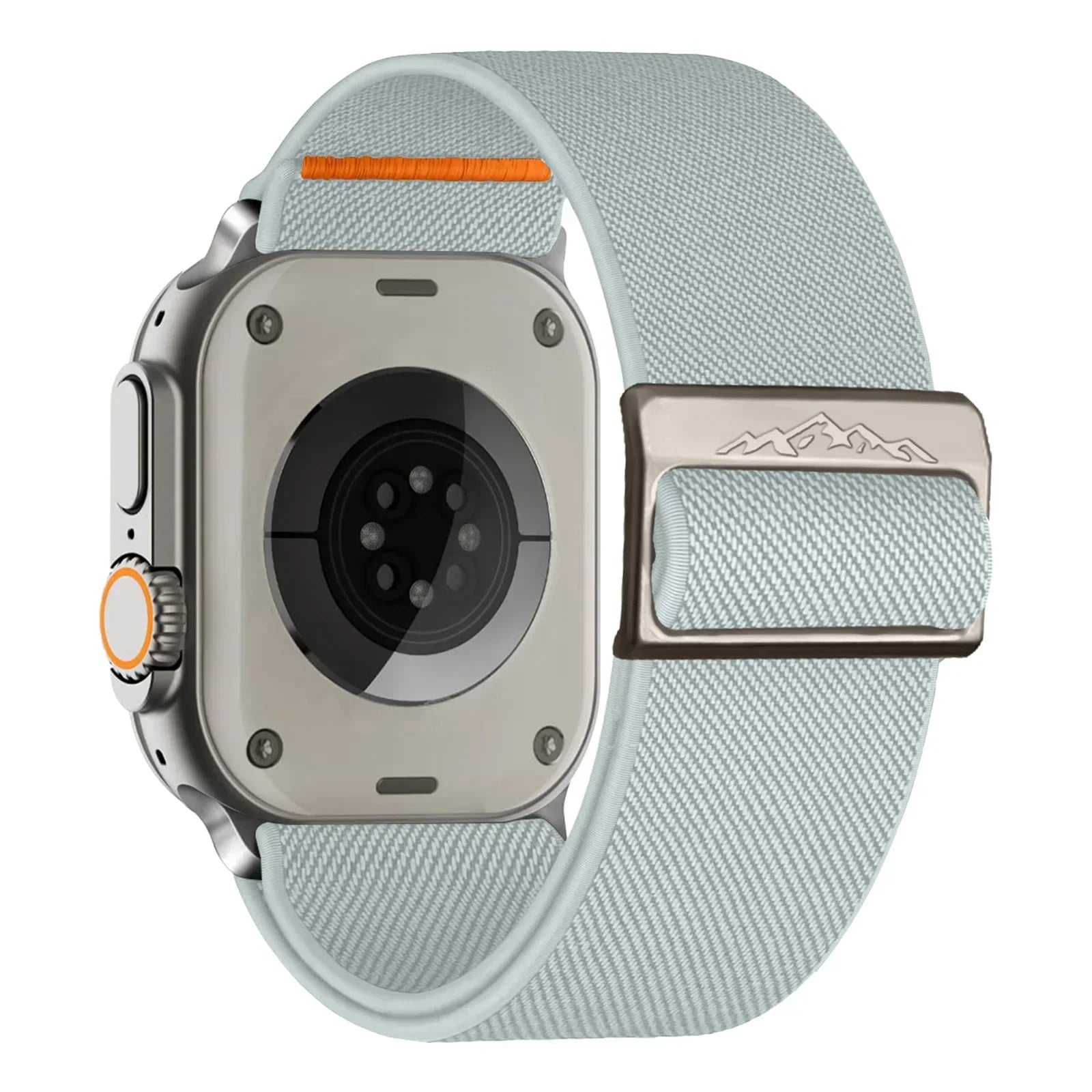 Nylon Strap for Apple Watch Band IWatch Series 9 8 7 SE Ultra 2 Bracelet 44mm 45mm 49mm 40mm 41mm Correa Watchband Accessories Qme bean paste green 42mm 44mm 45mm 49mm