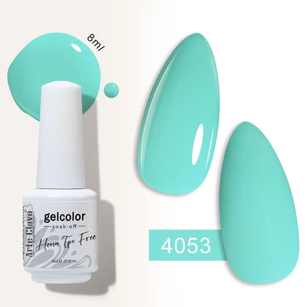 Arte Clavo Semi-permanent Gel Nail Varnish 180 Colors Semipermanent
