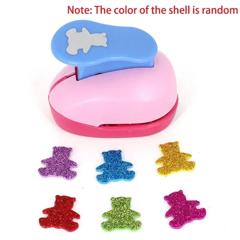 Flower Punch Furador 5*3*4.5cm Diy Paper Cut Eva Foam Maker Puncher Scrapbooking Labor Saving for Hole Punch Embossing Qme B