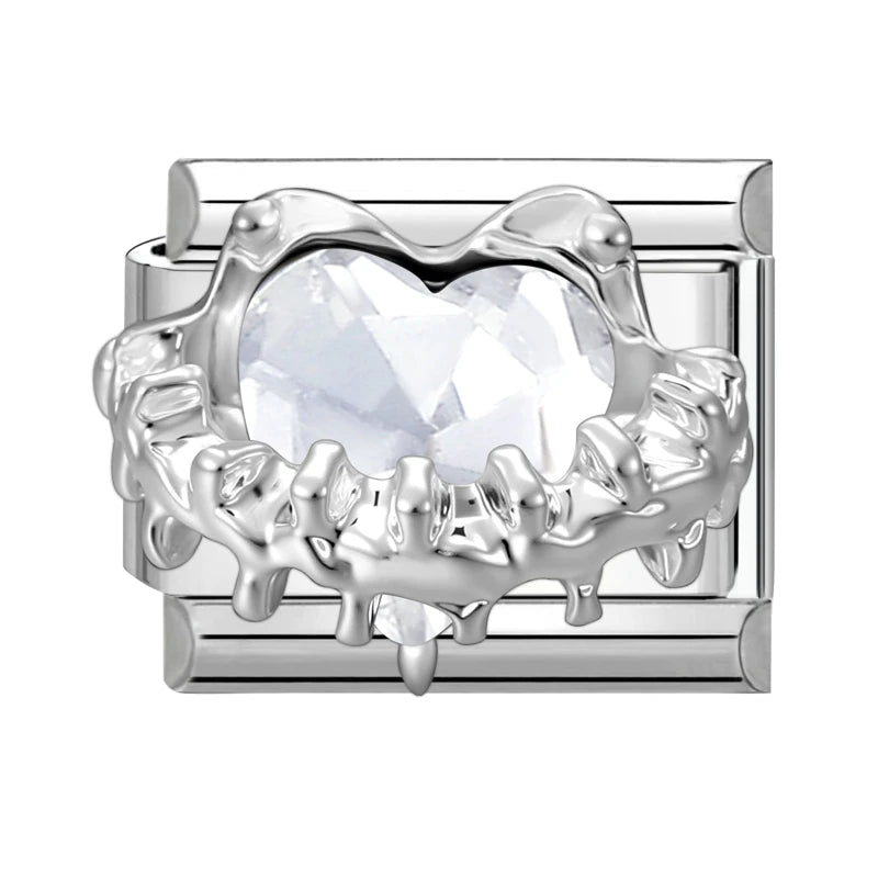 Bright Zircon Multielement Stars Shell Butterflyitalian Charm Links