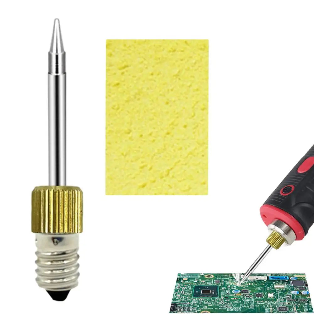 USB Soldering Iron Tip Wireless Battery Portable Heat-resistant Qme as show 4 China Mainland