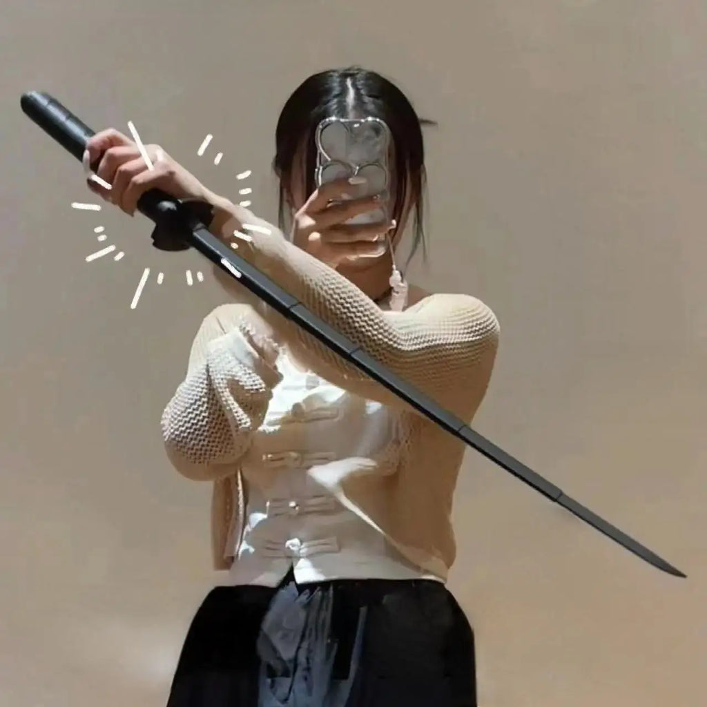 3D Printing Retractable Plastic Samurai Sword, Cos Samurai Model Toy, Decompress The Gravity Swinging Knife Qme