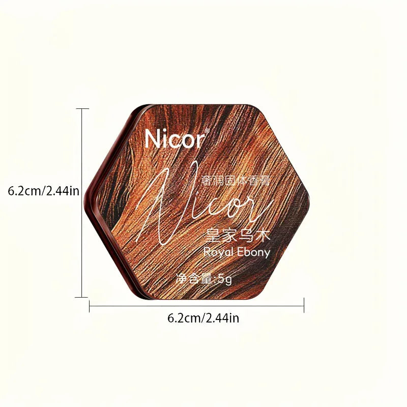 Wood Scented Solid Ointment Long-lasting Fragrance Fresh Elegant Qme