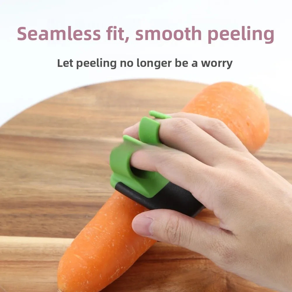 Practical Fruit Vegetable Peeler Set 1/3/5Pcs Stainless Steel with Rubber Grip Ergonomic Kitchen Peeling Tool Qme