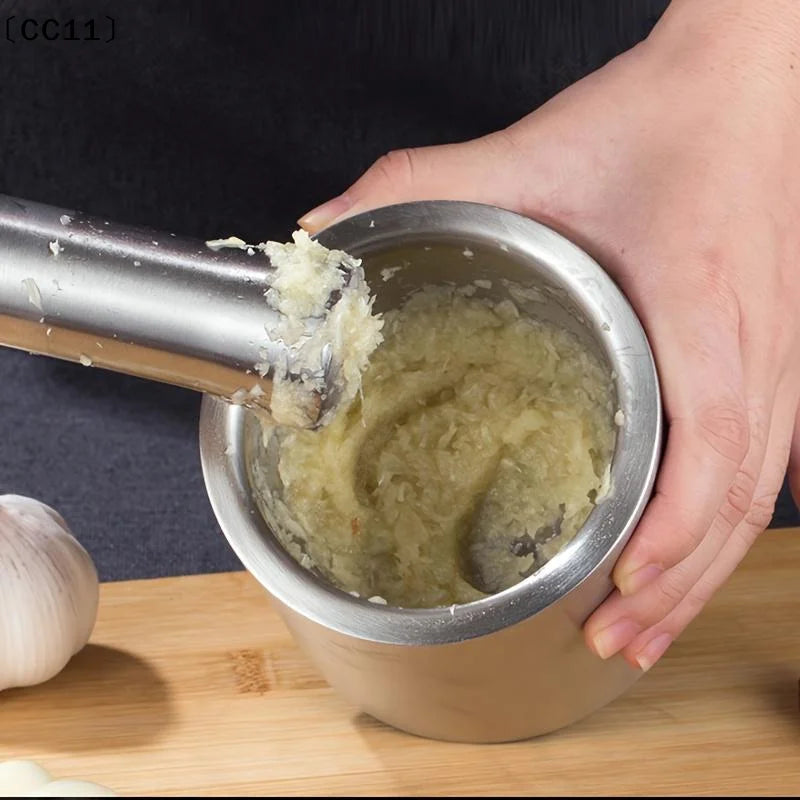 Stainless Steel Household Mashing Jar Anti-slip Thick Grinding Bowl Qme