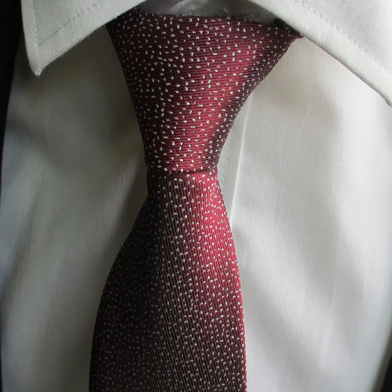 Zipper Tie Men Bridegroom Wedding Lazy Pre-tied Knoted Ties Stripe Qme color4 China Mainland