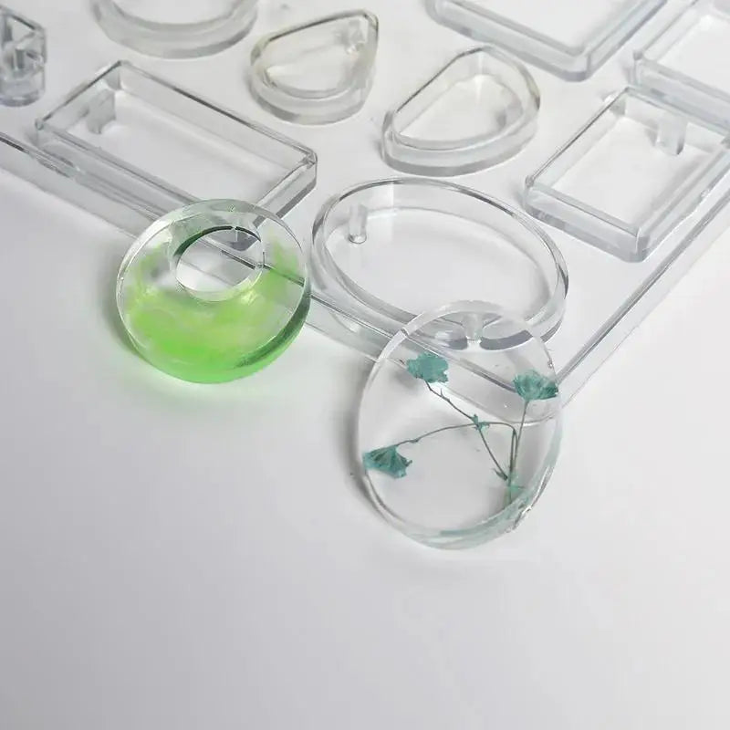Earring Pendant Silicone Mold Epoxy Resin Jewelry Making Molds Heart Qme