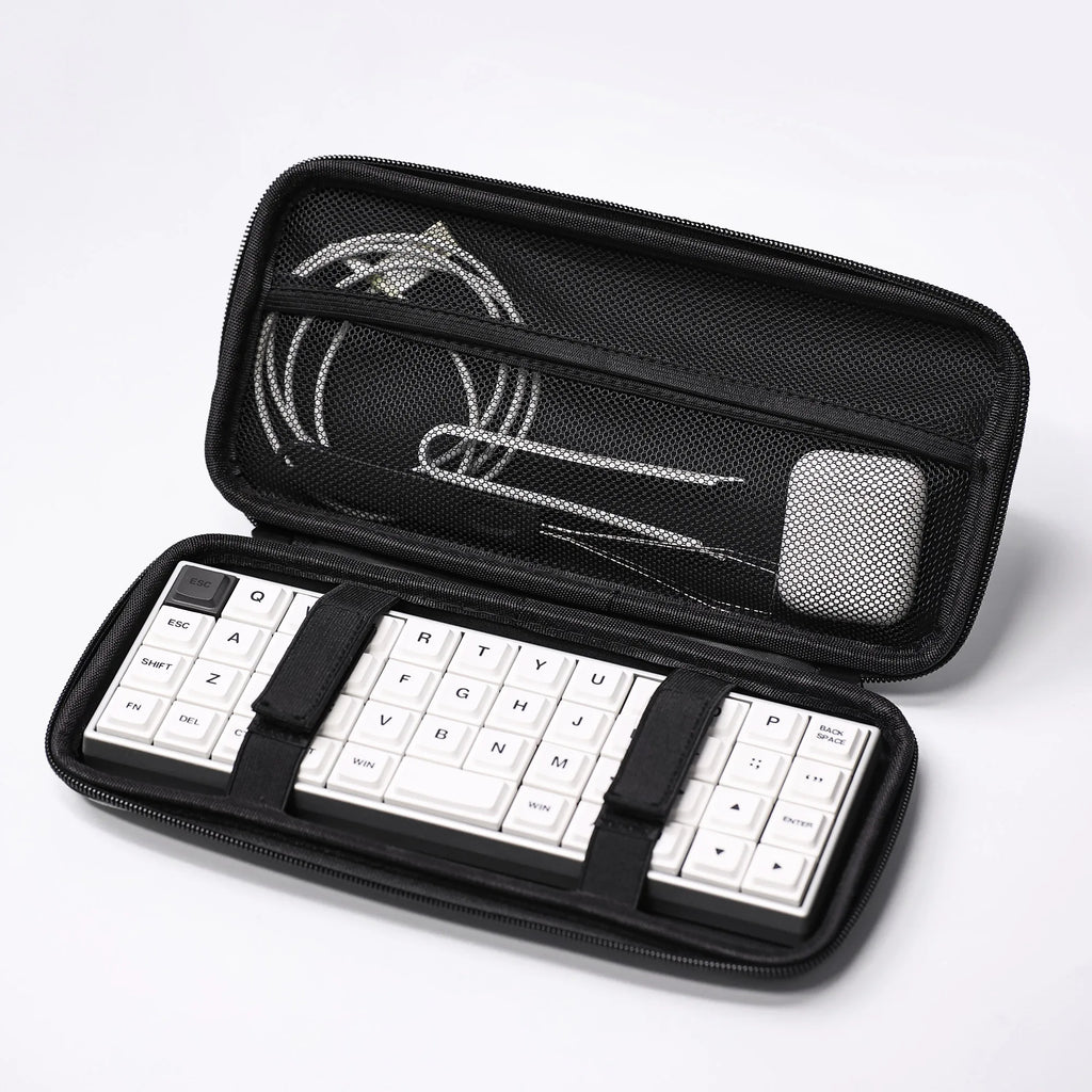 Chosfox Protable Keyboard Storage Bag Large Capacity Mechanical Keyboard Bag for 40% Thickened Fabric Waterproof Protect Bag Qme