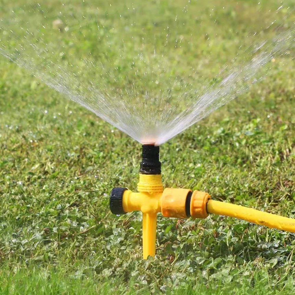Garden Sprinkler 360° Rotation Irrigation Watering System Agriculture Ground Automatic Tube Adjustable Plug Buried Atomization Qme