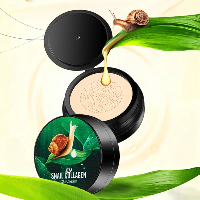 Snail Collagen Cc Cream Waterproof Long-lasting Mushroom Head Air Qme