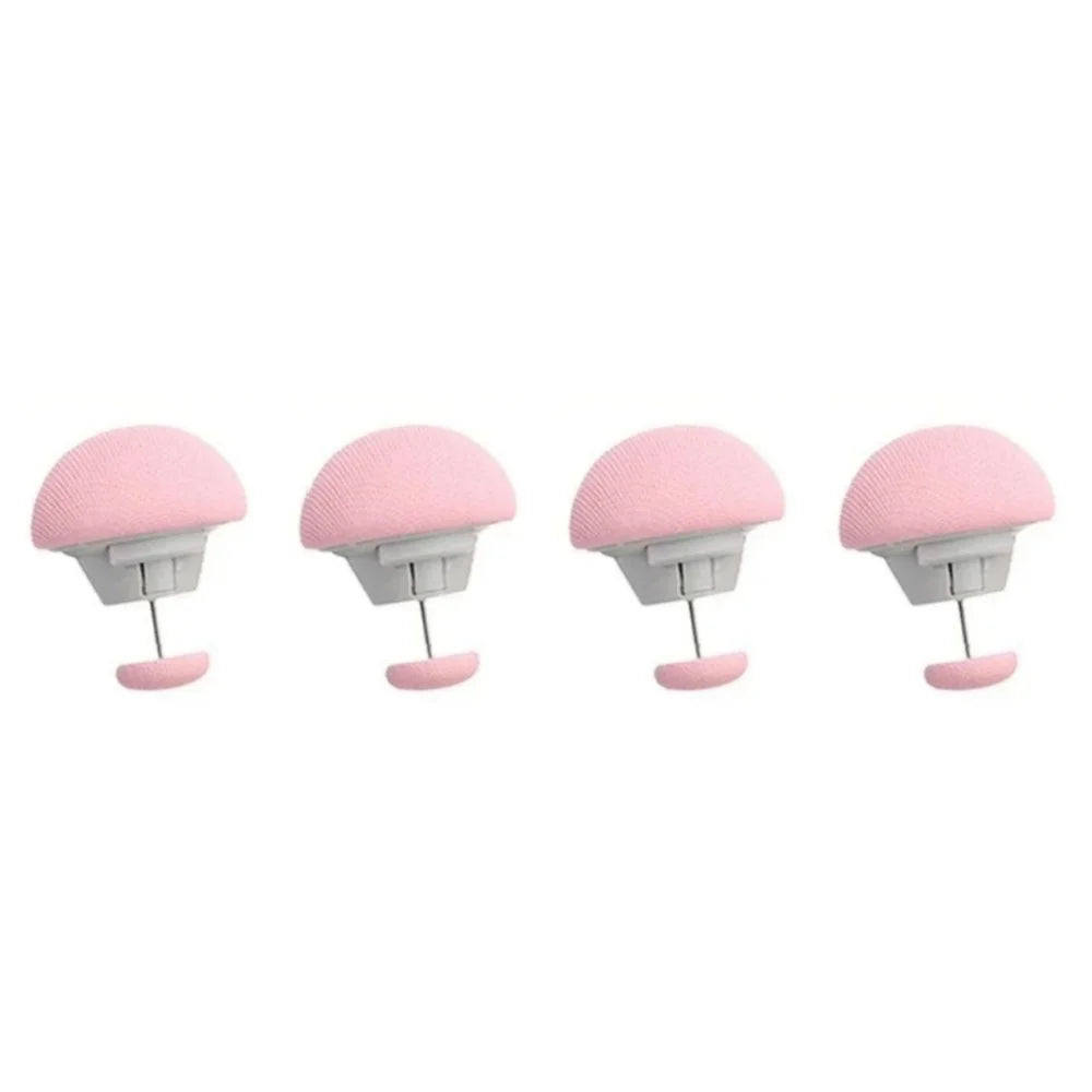 60-4PCS Bed Sheet Clip Quilt Anti Slip Safety Fixing Clip Blanket Anti Slip Deformation One Key Unlock Fastener Bed Accessories Qme Pink 4pcs